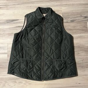 41 Hawthorn Olive Green Quilted Vest